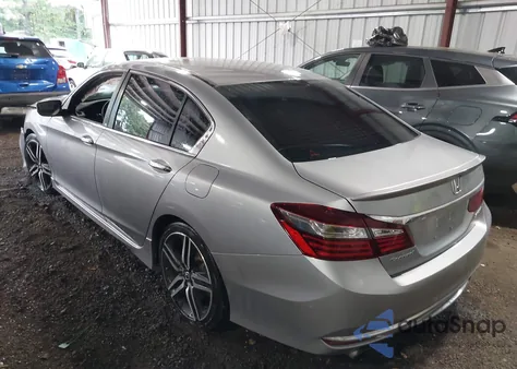2016 Honda Accord Sport from USA, damaged, VIN 1HGCR2F56GA133448